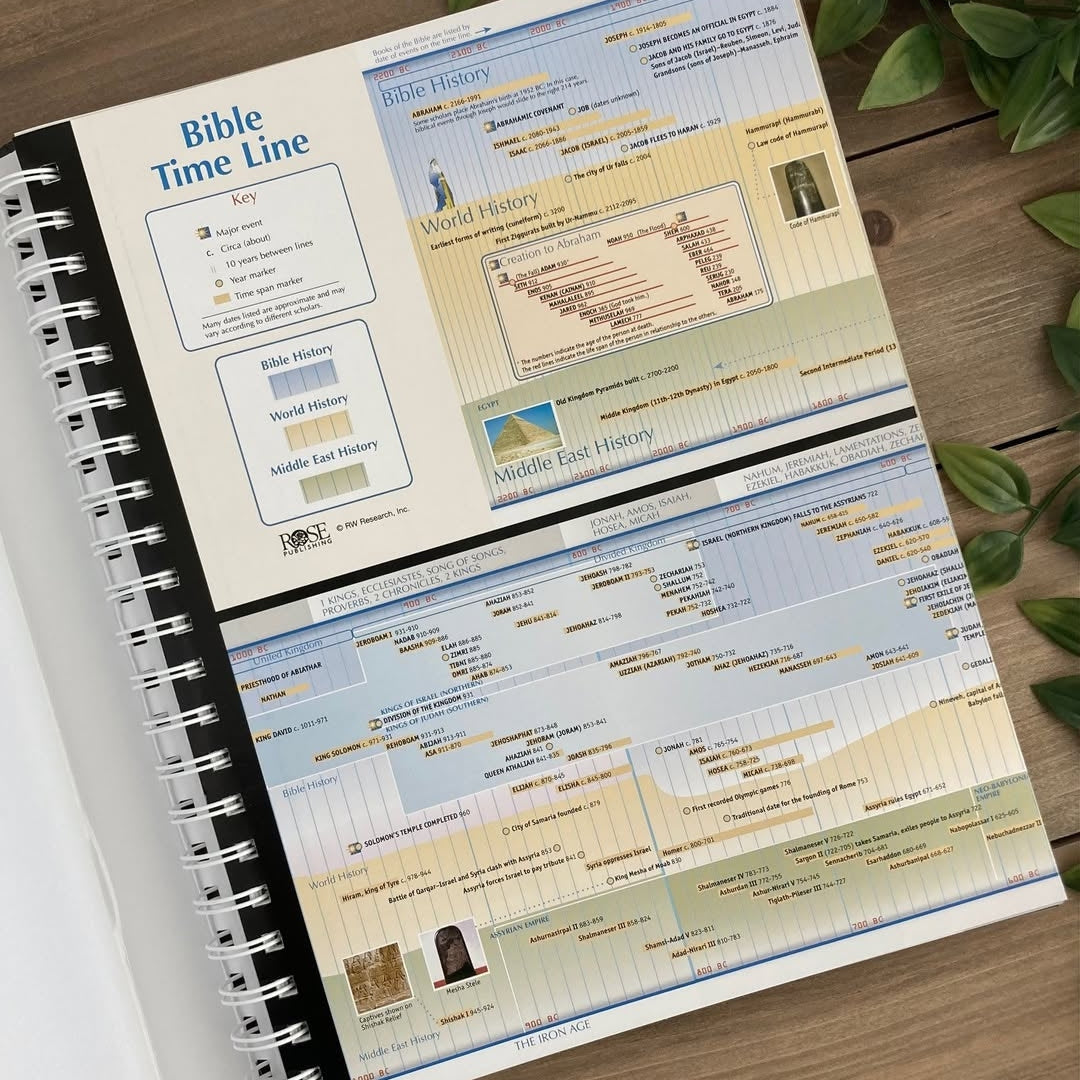 Book of Bible Charts, Maps, and Time Lines